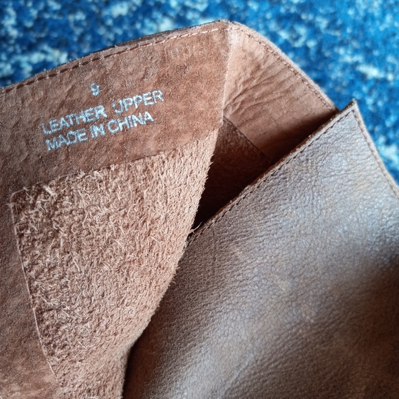 ABS Gold Toe Brown Boots Sz 9 - Picture 4 of 4